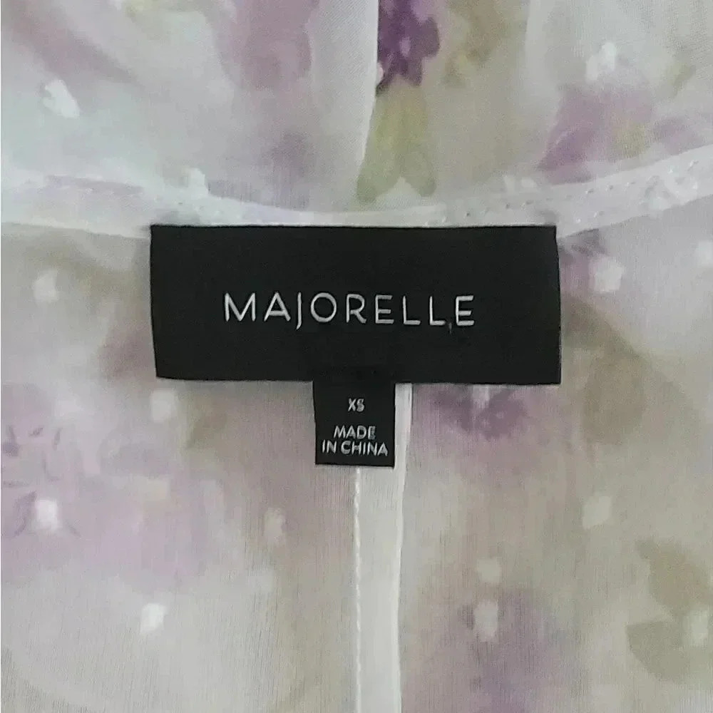 MAJORELLE ruffle flower blouse - Picture 8 of 12